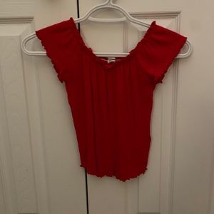 Garage Off The Shoulder Top